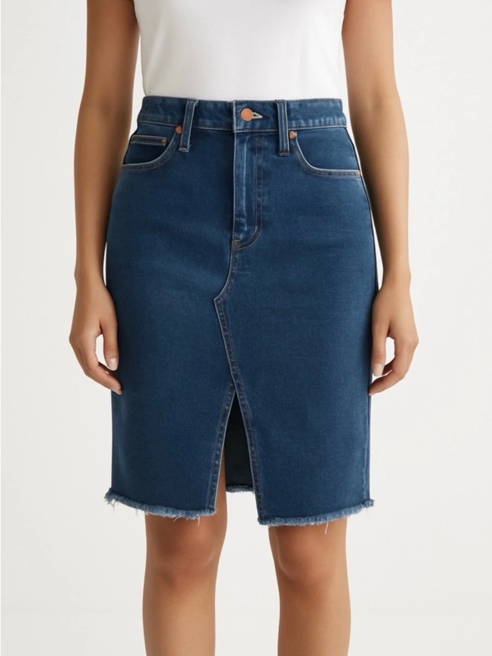 Madewell Denim Pegged Skirt